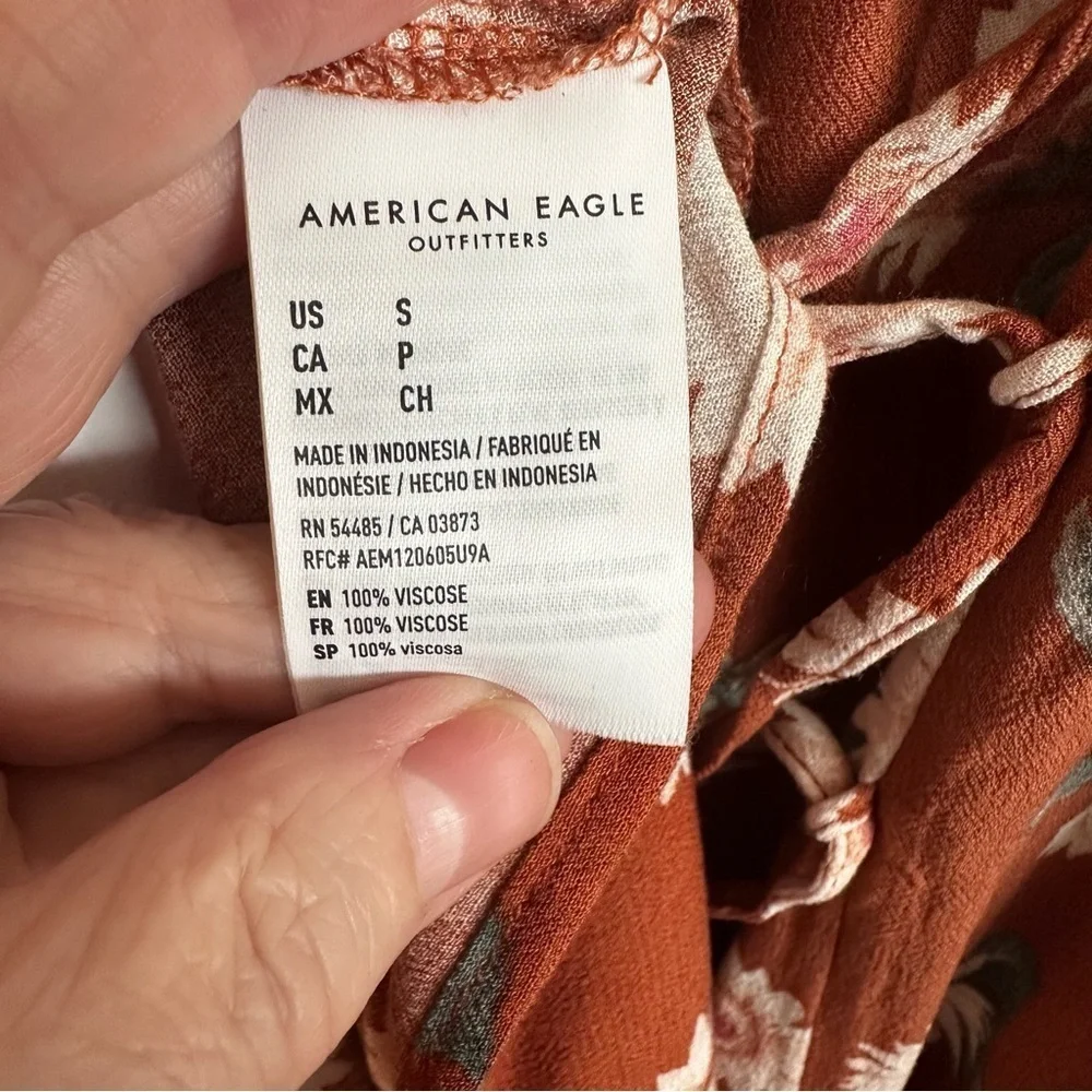 American Eagle Outfitters Women’s Daisy Floral Print Mini Dress Sz S - Picture 8 of 11